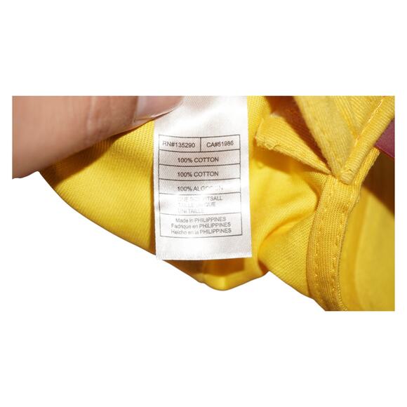 Vintage Iowa State Cyclones Snapback Hat Yellow Red Cardinal Logo 90s Eclipse - Picture 5 of 6